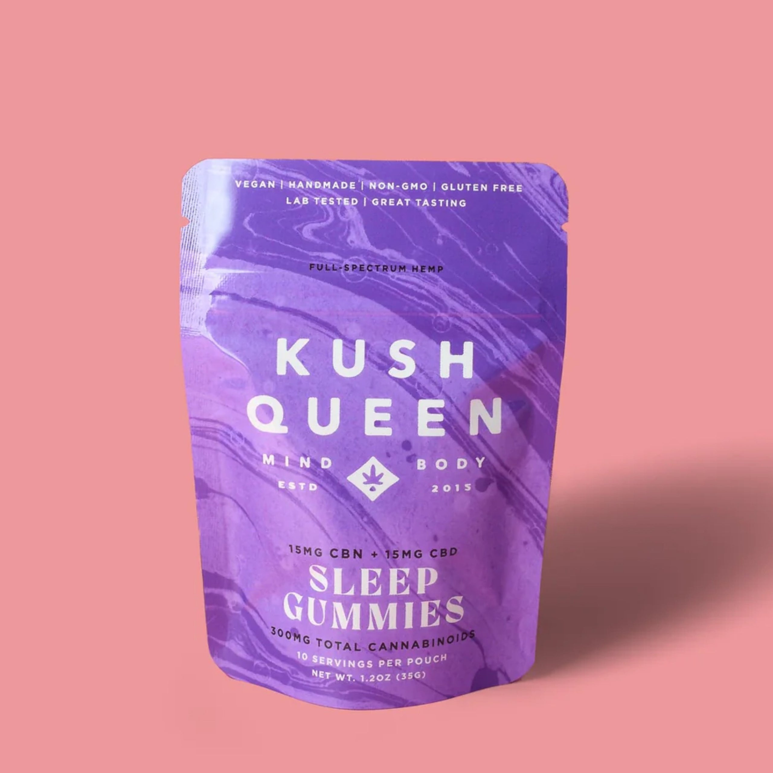 KUSH QUEEN CBN 300MG VEGAN GUMMIES SLEEP The Holistic Hub